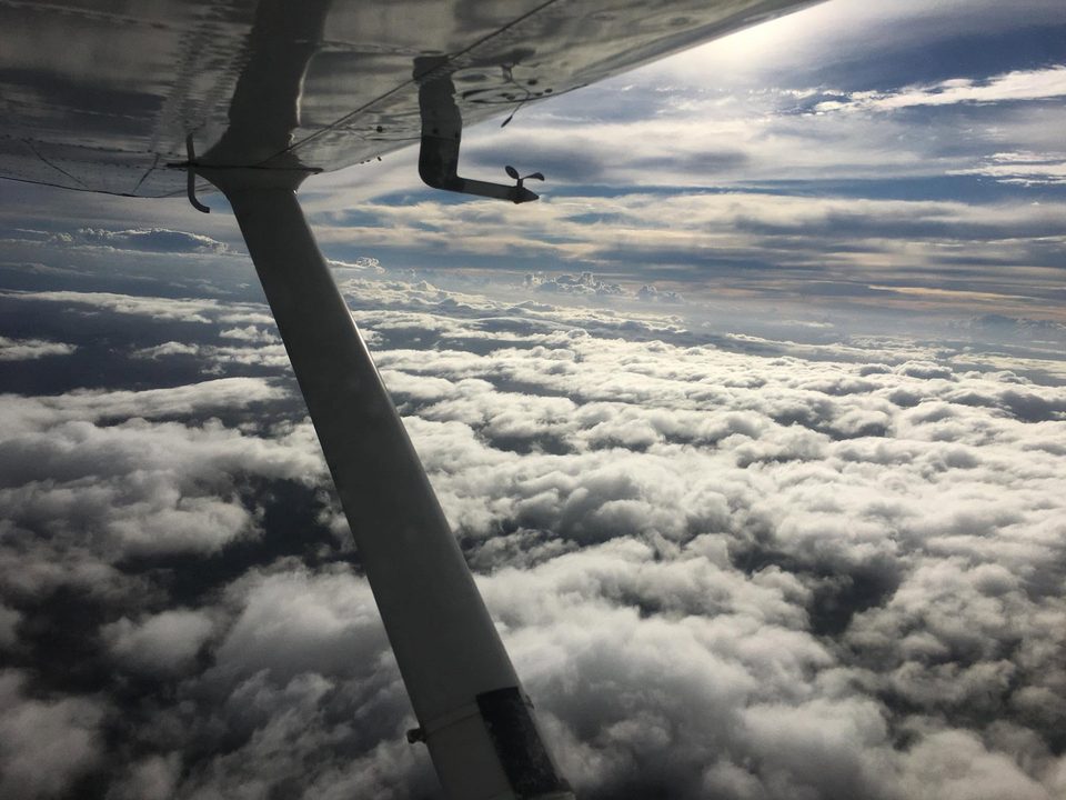 Above the clouds over Queensland