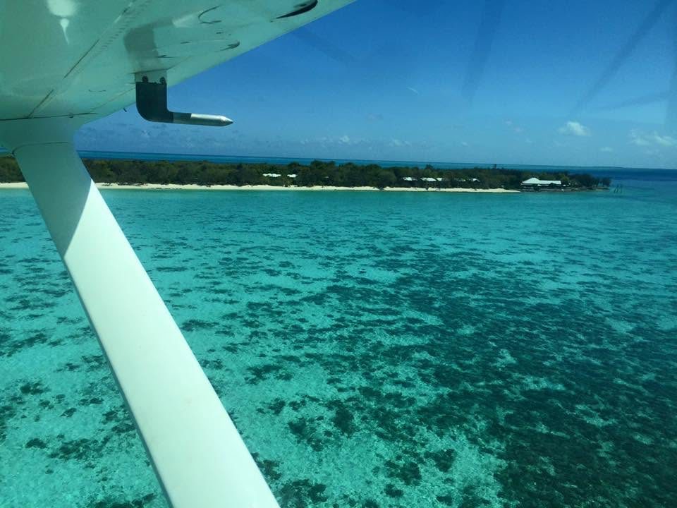 The Great Barrier Reef from a low pass
